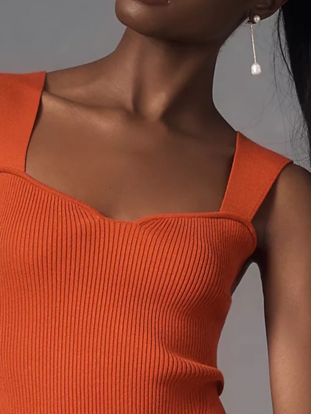 Maeve Square front Ribbed Tank - Picture 4 of 5